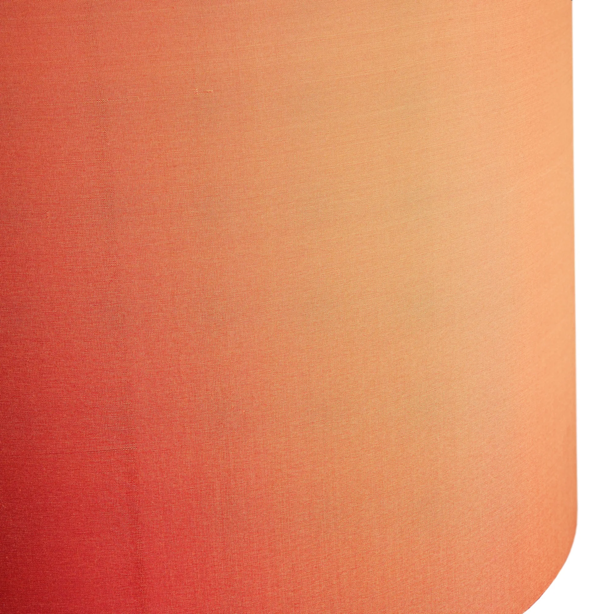 11cm drum shade in Saffron dupion silk