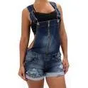 17293 Maripily Denim Short Overall