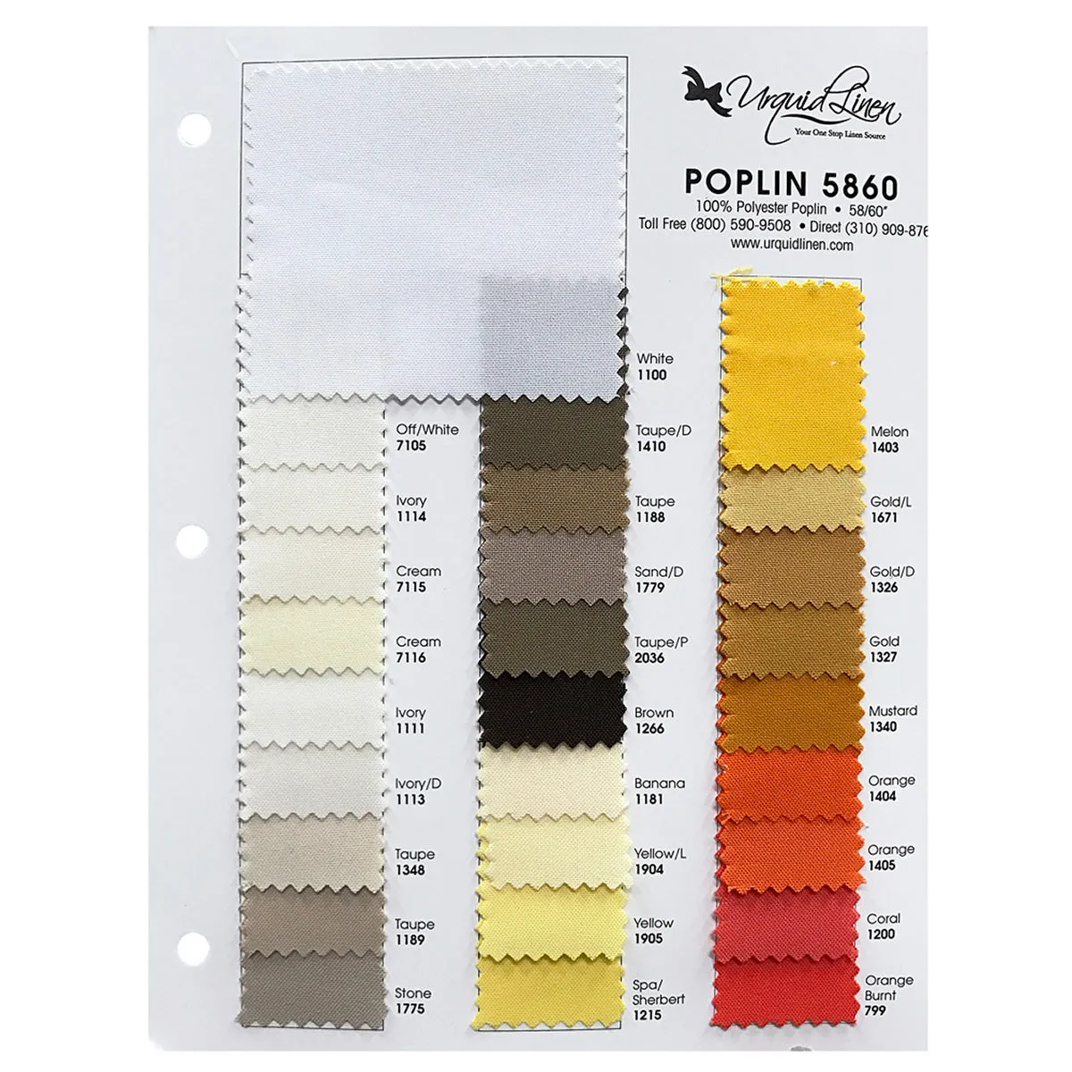 2pcs - Premium Poly (Poplin) Table Linen 108" Round - Gold 1671
