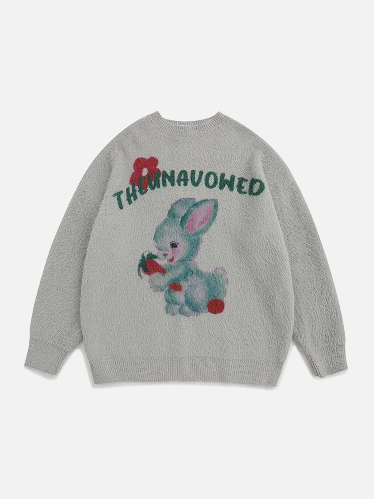 AlanBalen® - Cartoon Rabbit Graphic Sweater