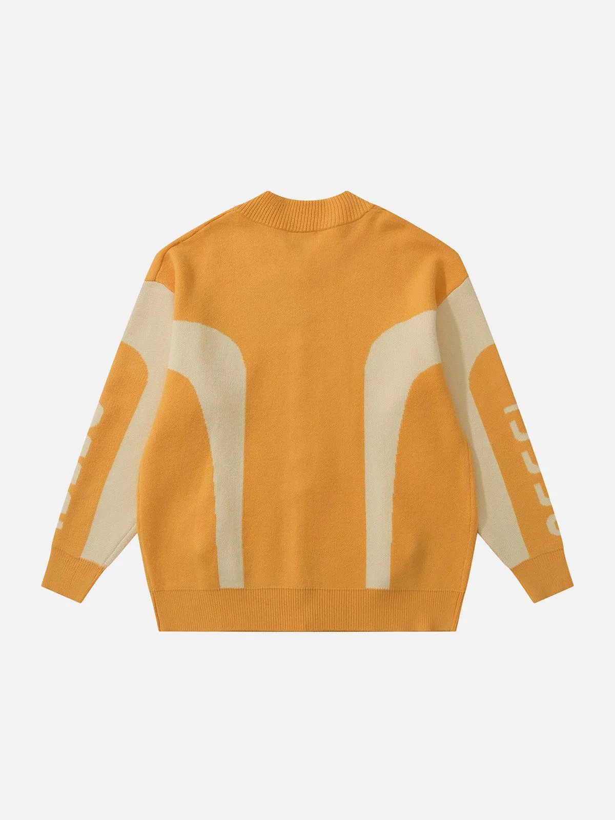 AlanBalen® - Colorblock Racing Cardigan