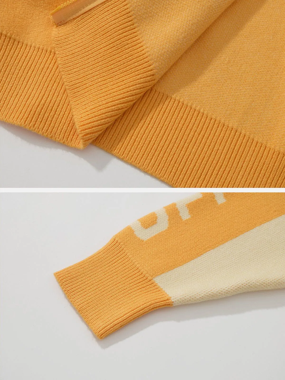 AlanBalen® - Colorblock Racing Cardigan