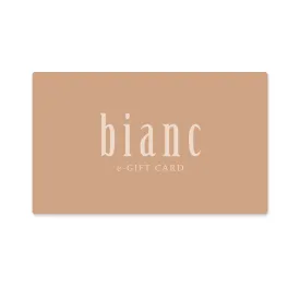 Bianc Gift Card