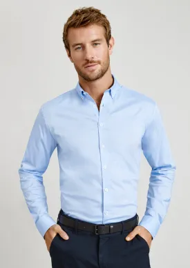 Biz Collection S016ML Mens Camden Oxford L/S Shirt