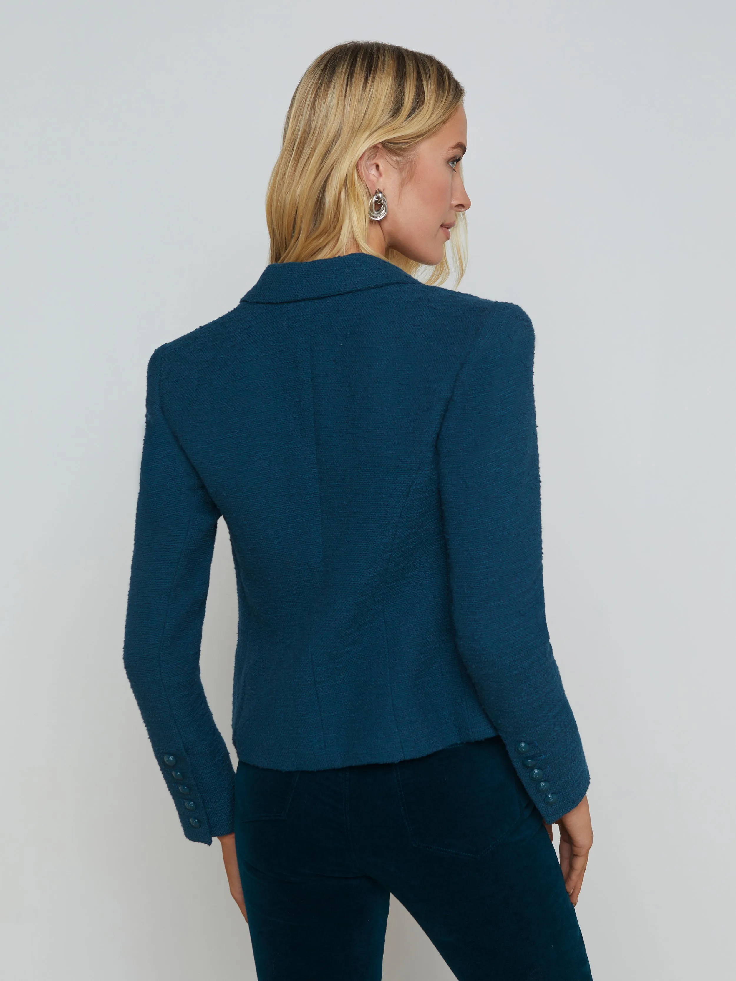 Brooke Open-Front Blazer