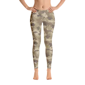 Brown Camo Leggings