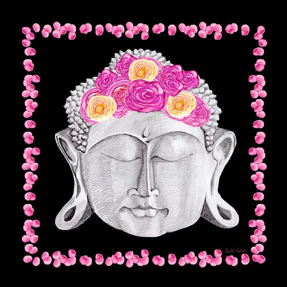 Buddha Headress Neckerchief - Black
