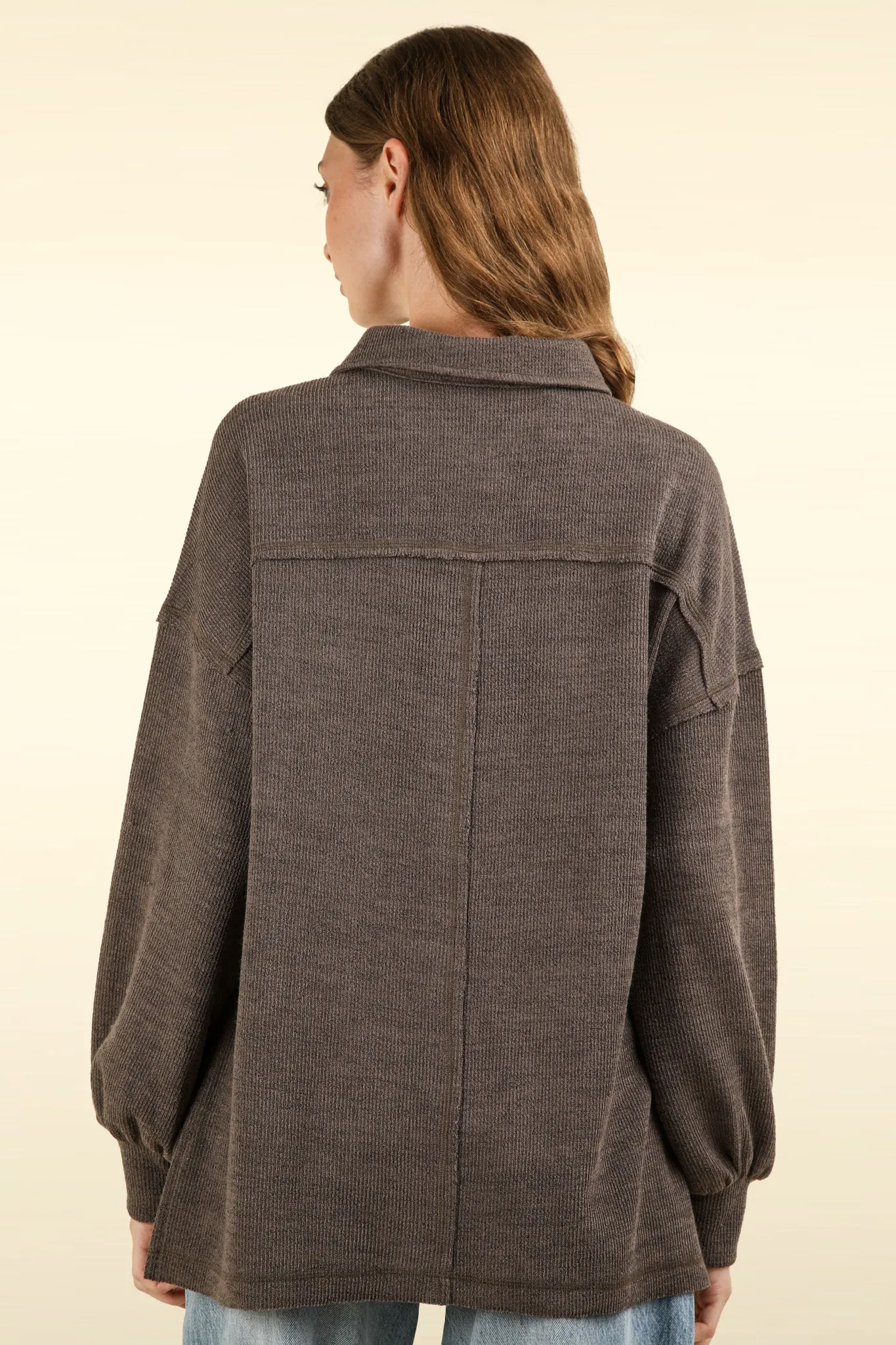 Button Down Henley Top