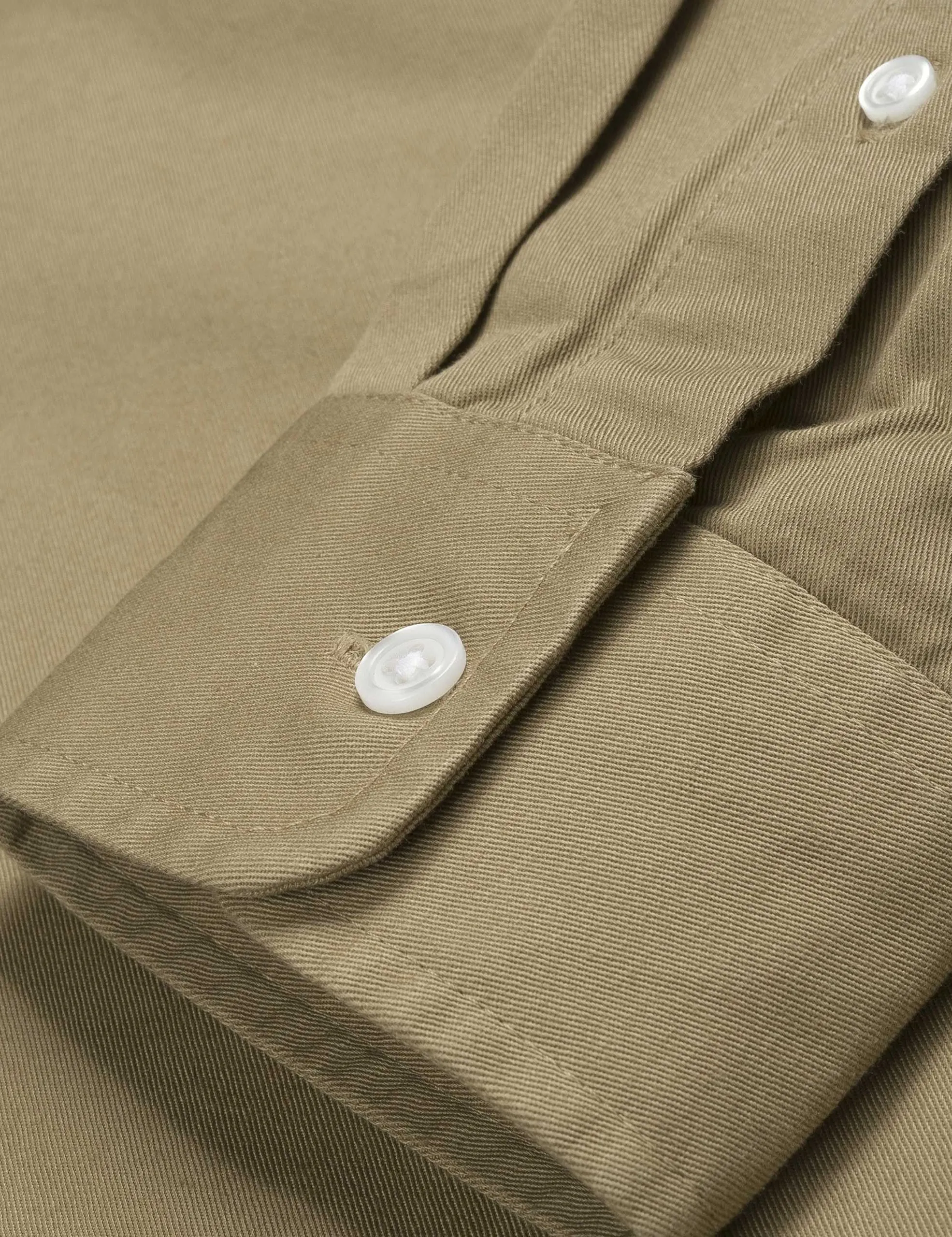 Carhartt-WIP L/S Madison Shirt - Khaki Leather