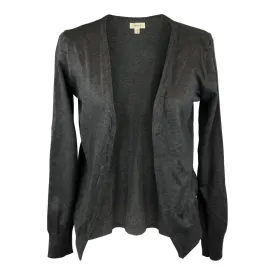 Charcoal Open Cardigan