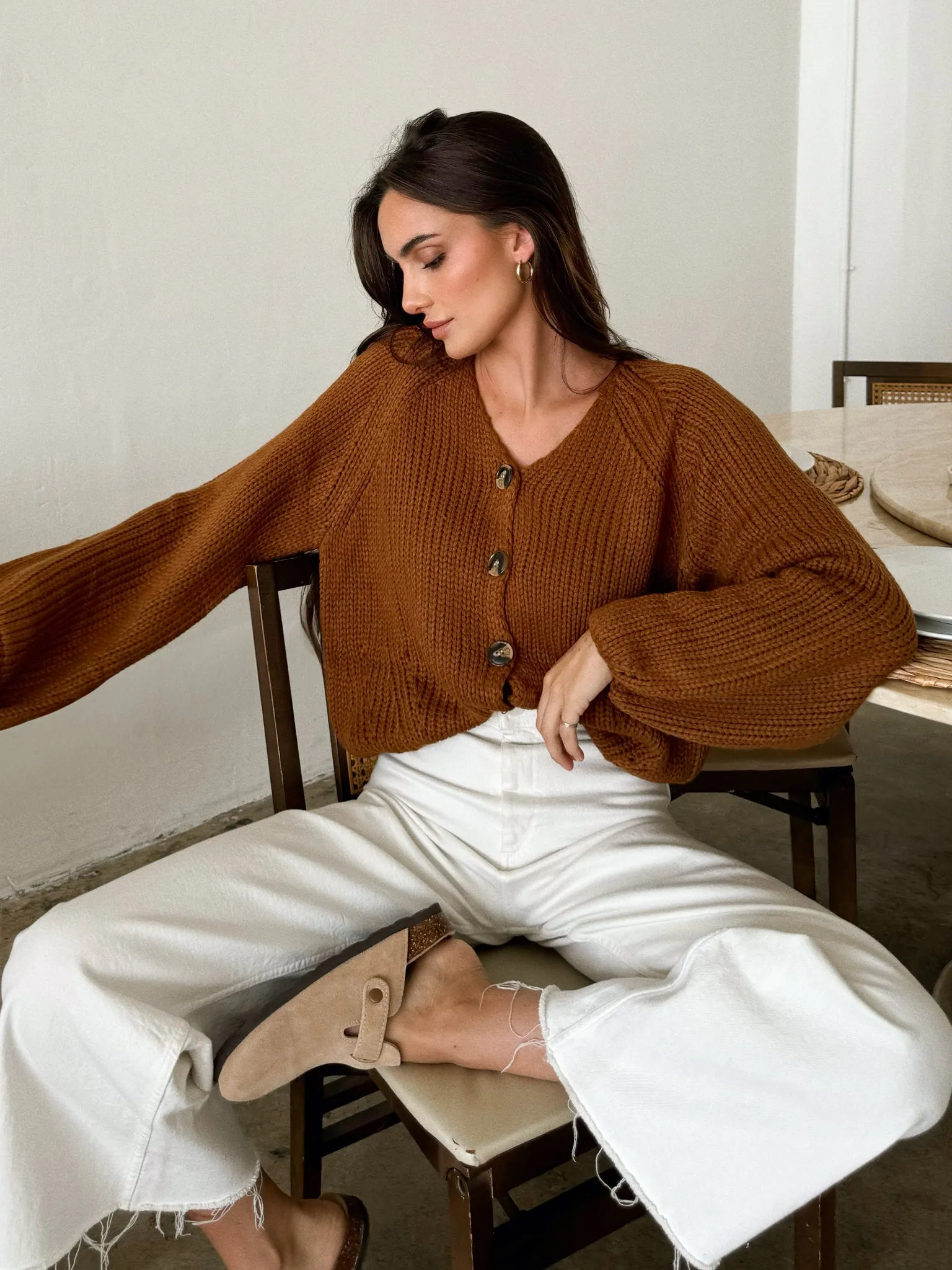 Cinnamon Chunky Knit Sweater