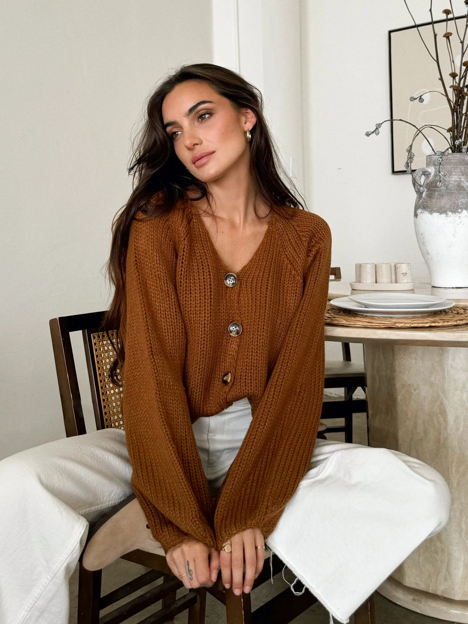 Cinnamon Chunky Knit Sweater