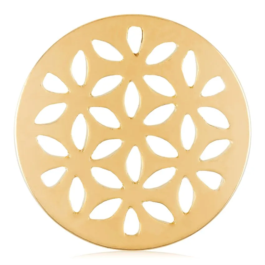 Gold Lattice Flower - Final Sale