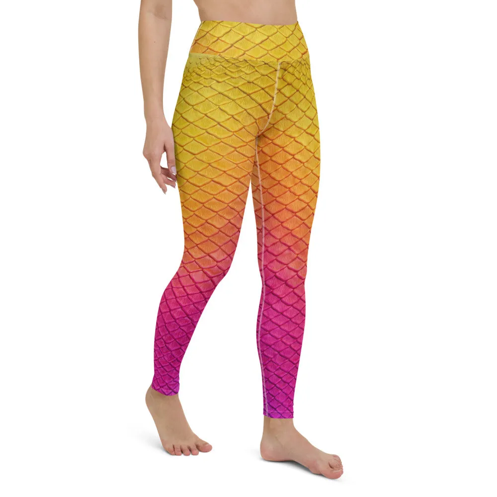 Hibiscus Bliss High Waisted Leggings