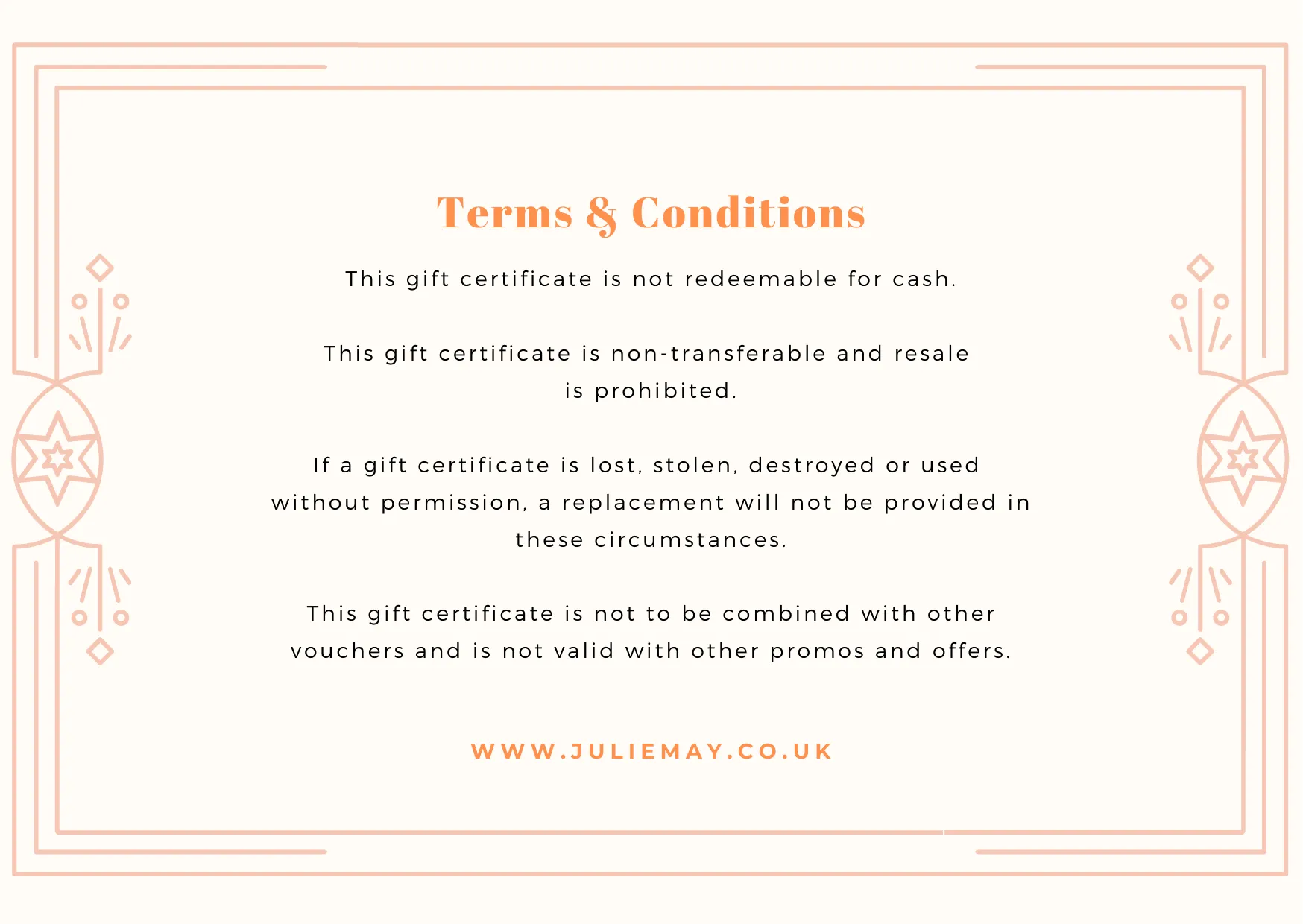 Juliemay Lingerie Gift Card (US Store)