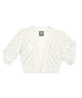 Katie J NYC Juniors Goldie Short Sleeve Cardigan