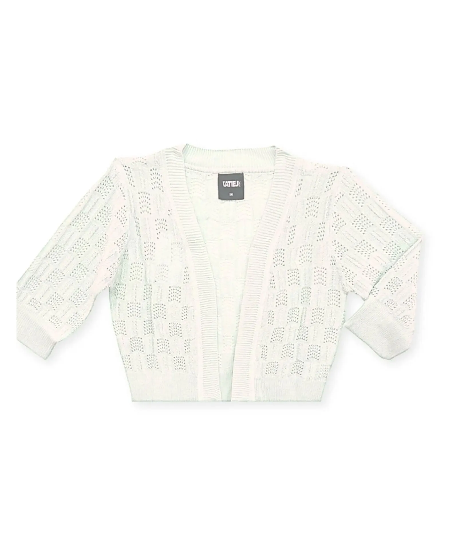 Katie J NYC Juniors Goldie Short Sleeve Cardigan