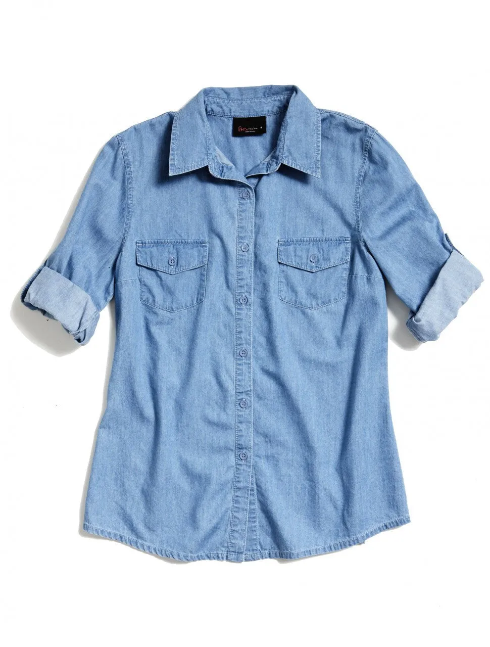 Levi's, blue denim womens shirt