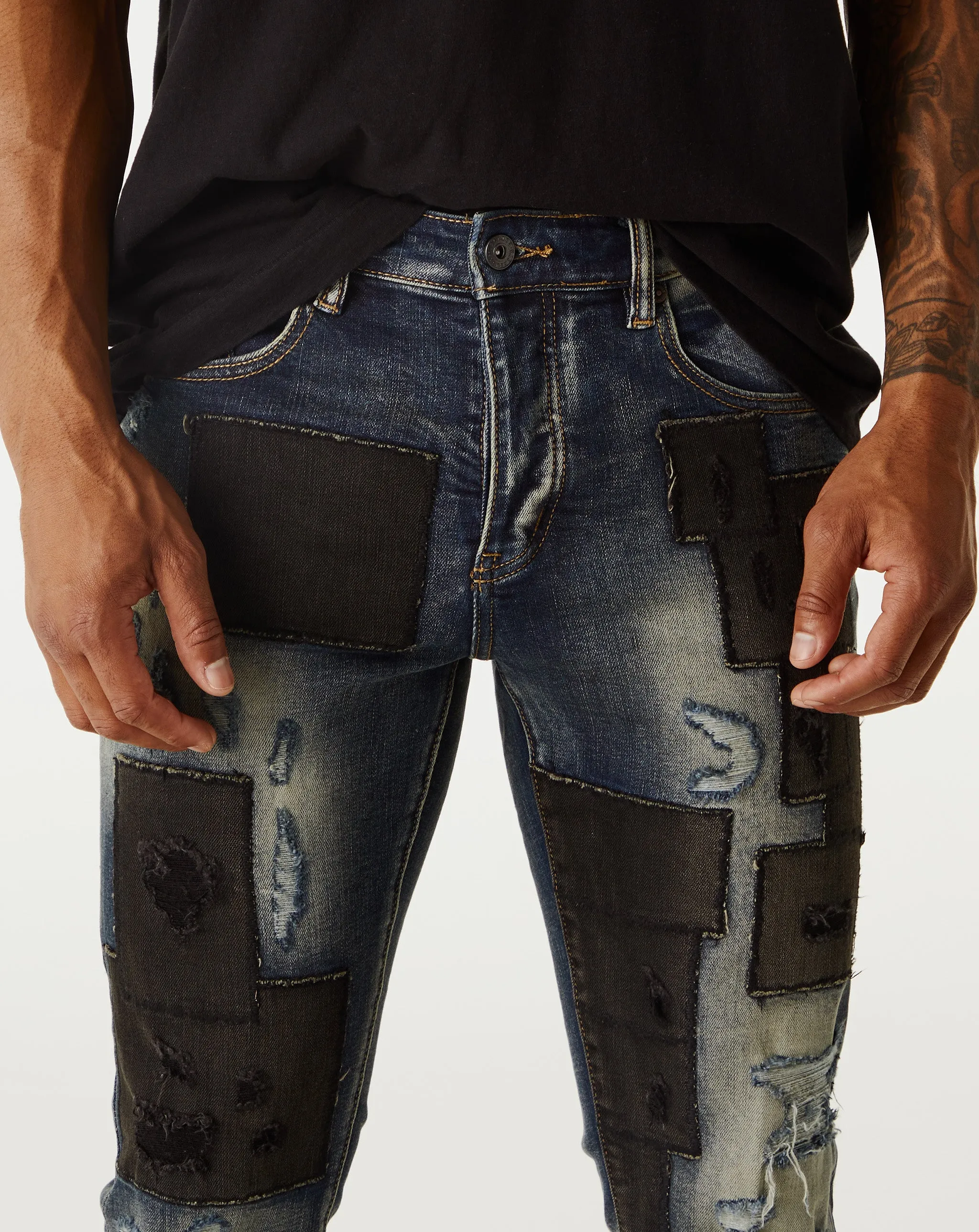 Panels Skinny Jeans