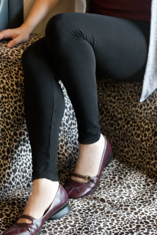 Plus Size High Waisted Full Length Leggings