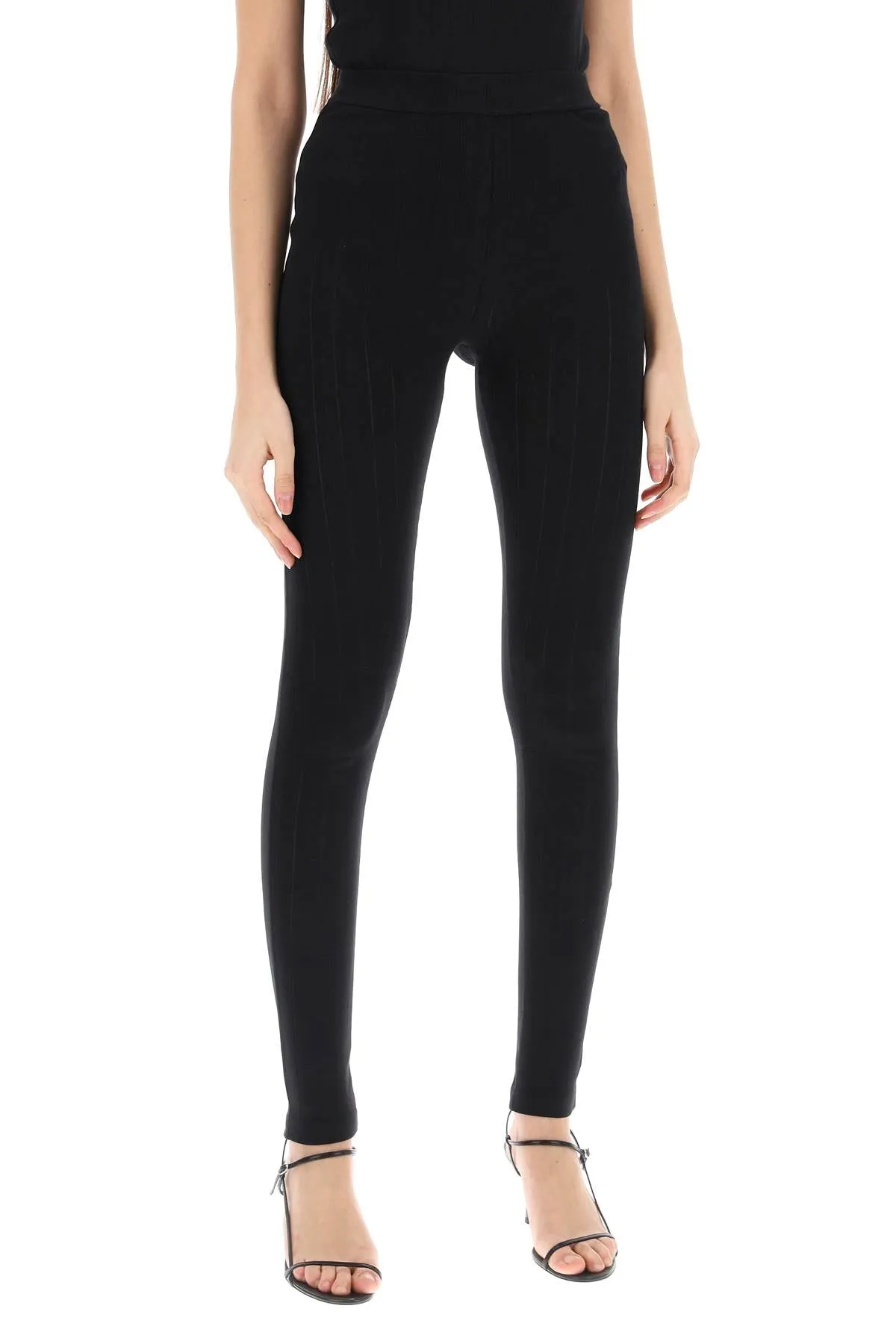 "edie pointelle knit CL3007 GOTS BLACK