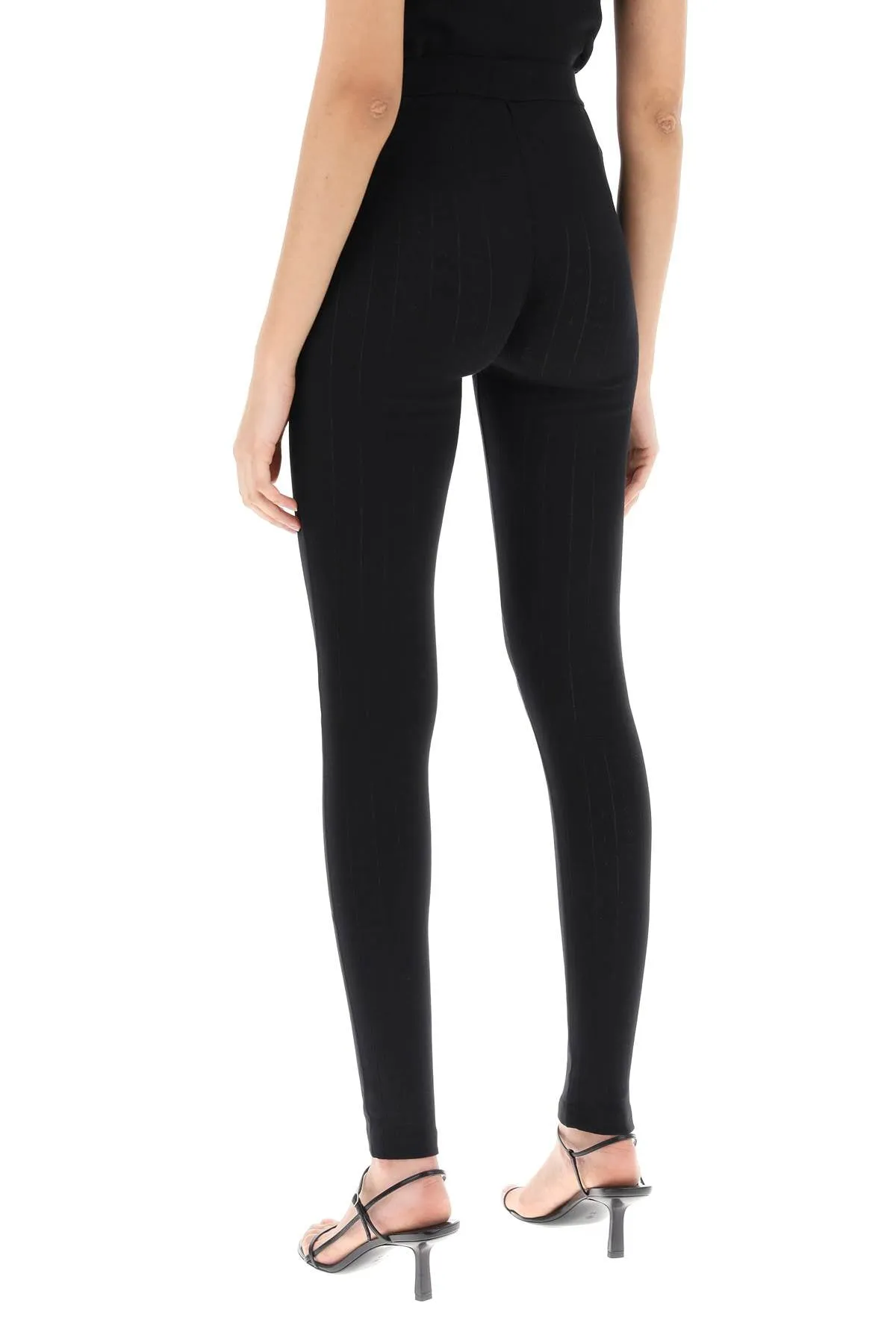 "edie pointelle knit CL3007 GOTS BLACK