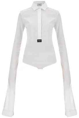 "long-sleeved bodysuit COPCH40F2002 WHITE