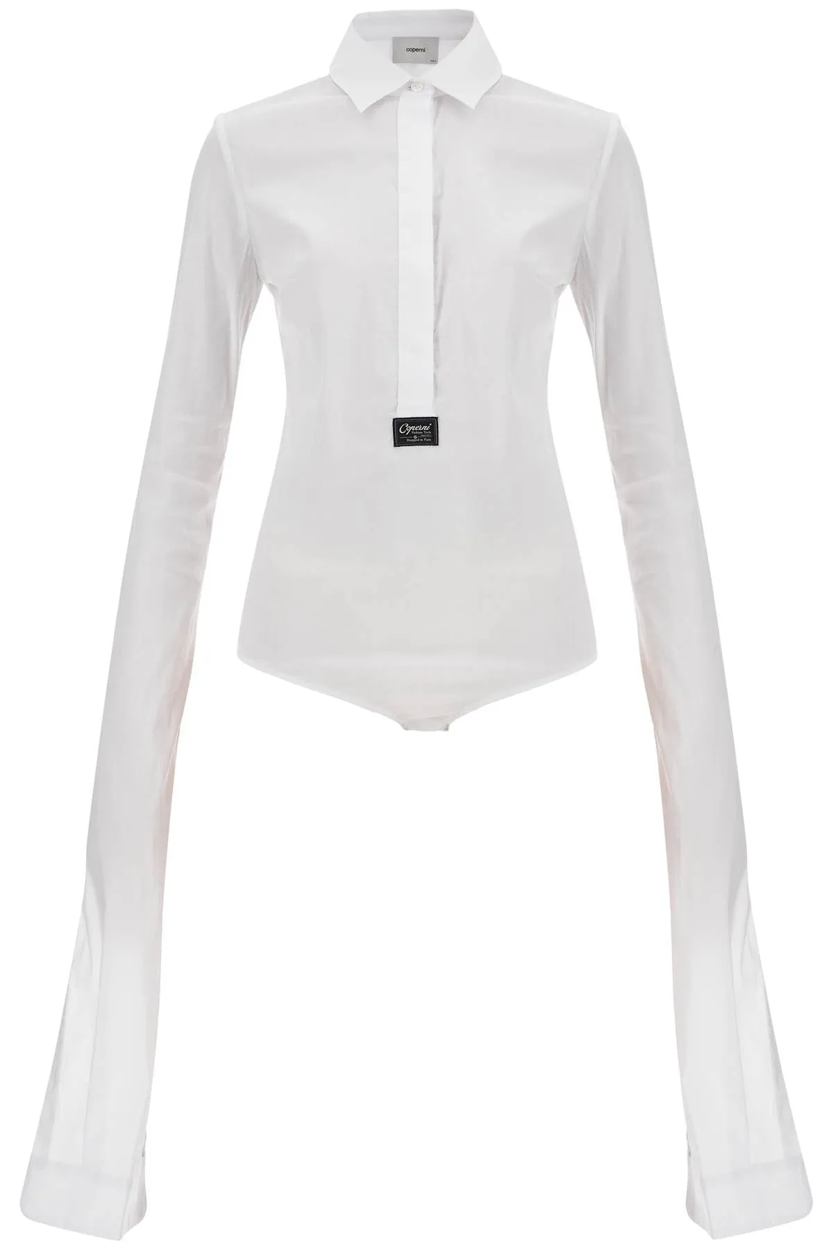 "long-sleeved bodysuit COPCH40F2002 WHITE