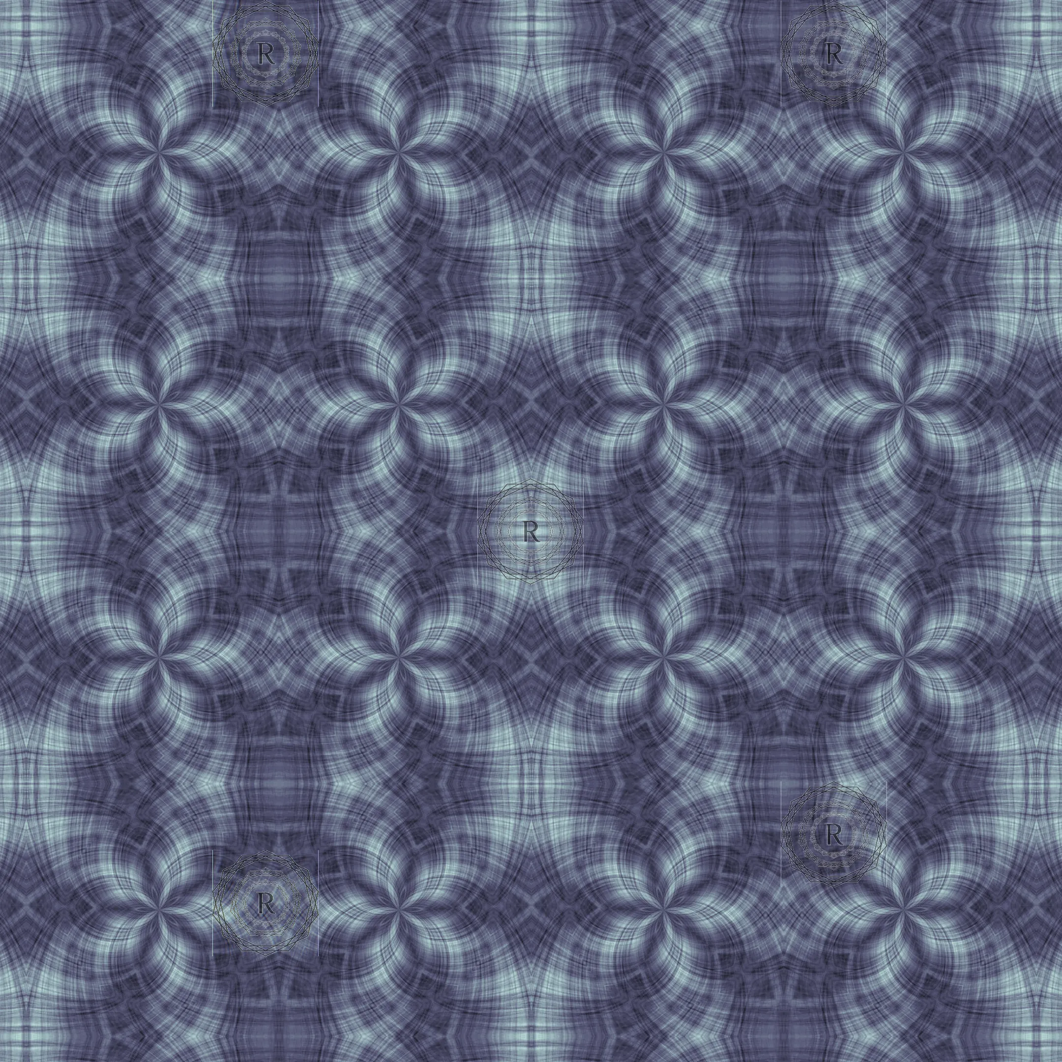 Recursia Argyle Rewired II Leggings With Pockets In Blue