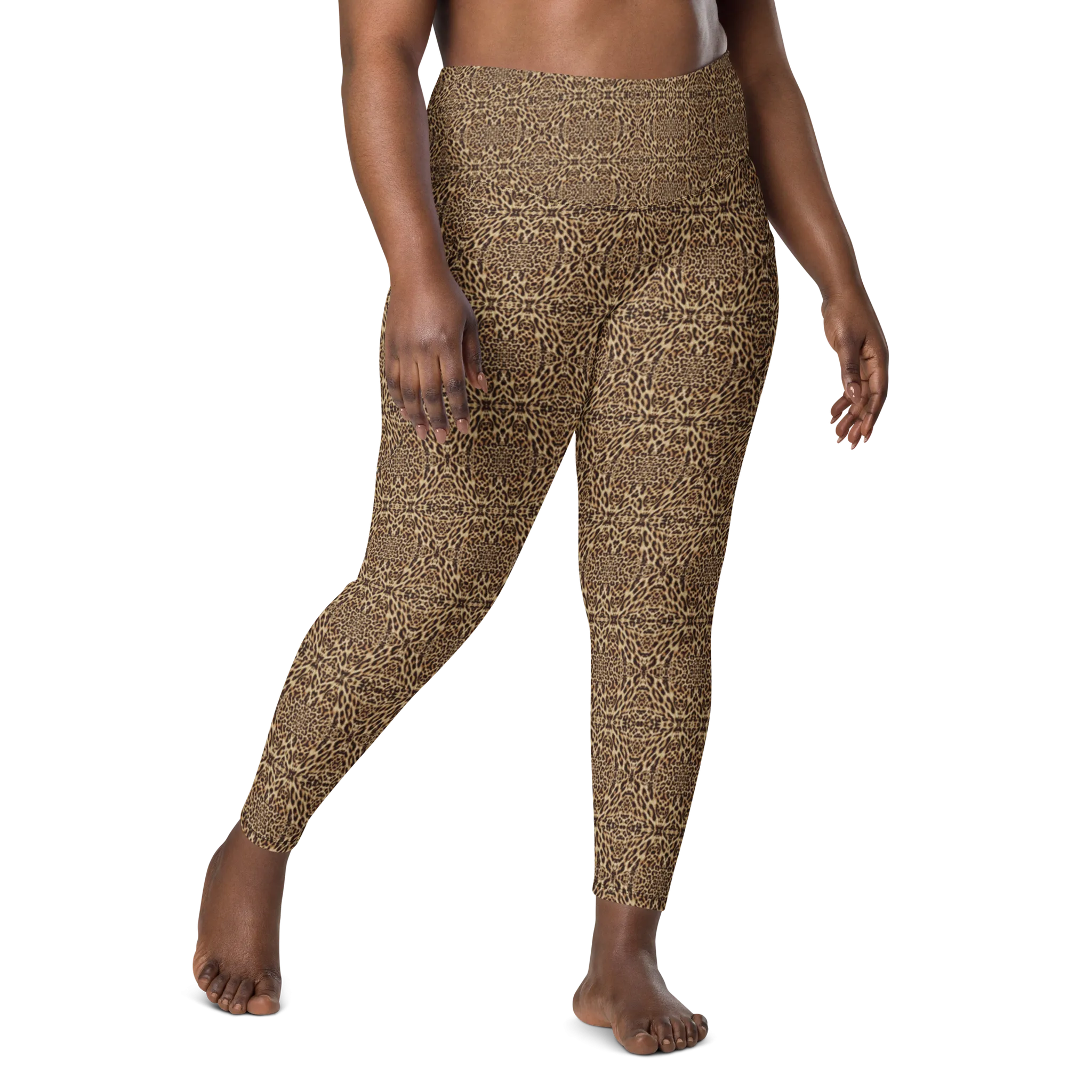 Recursia Contemplative Jaguar I Leggings With Pockets