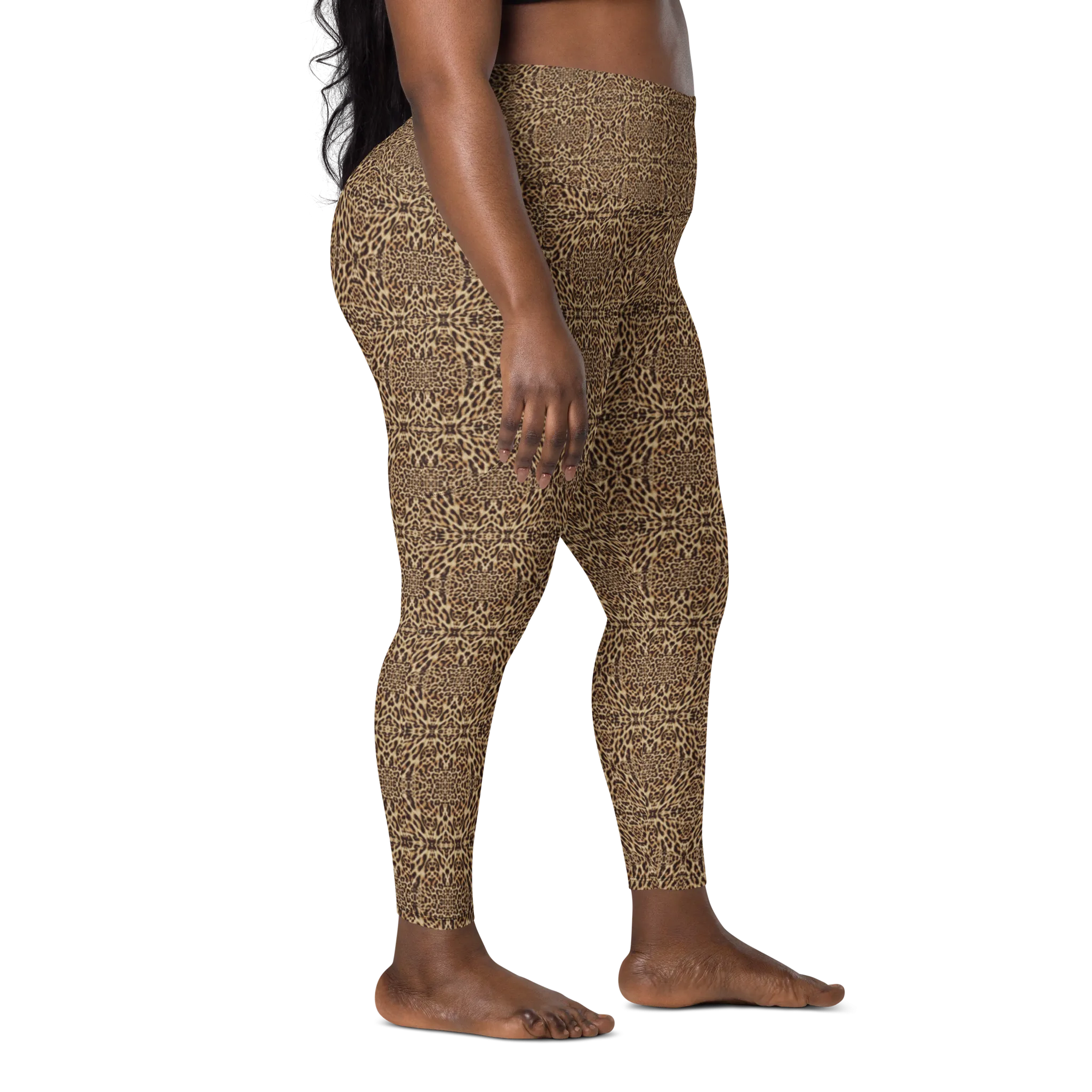 Recursia Contemplative Jaguar I Leggings With Pockets