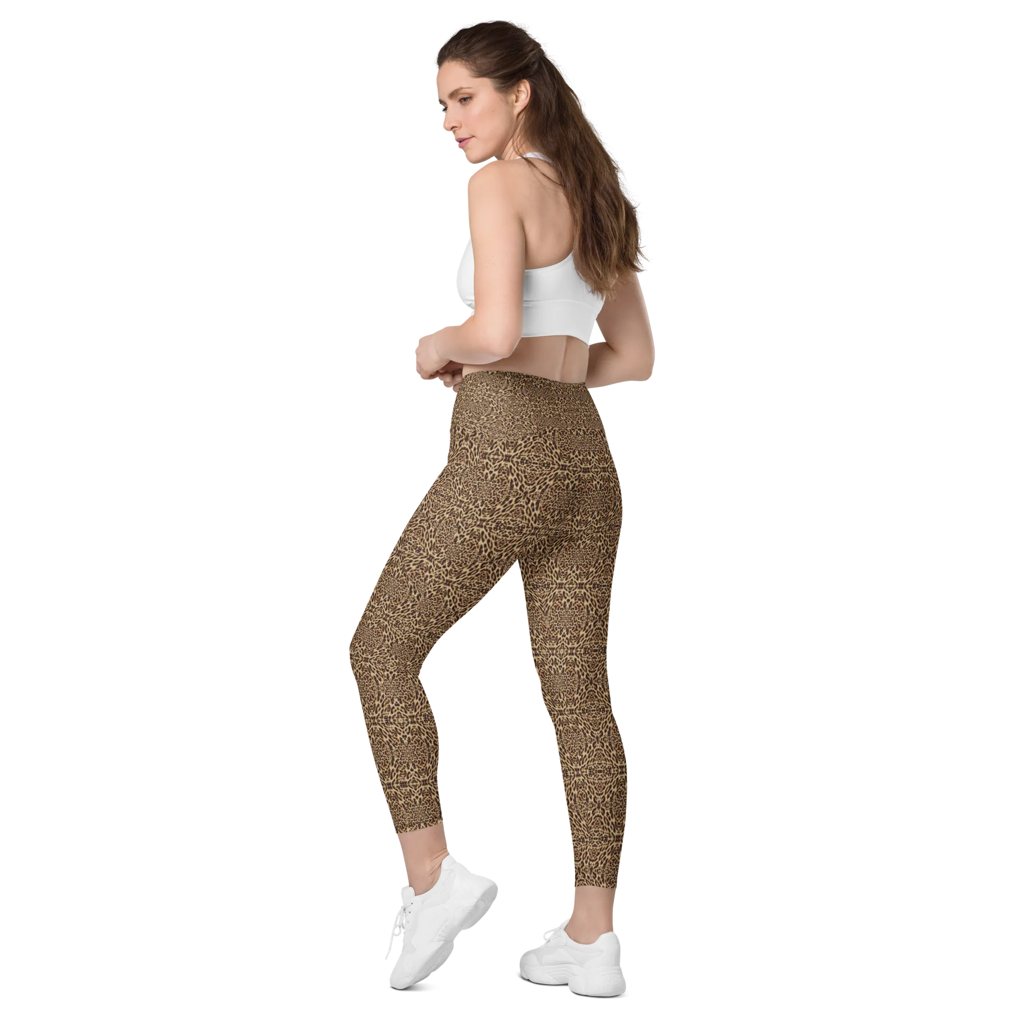 Recursia Contemplative Jaguar I Leggings With Pockets