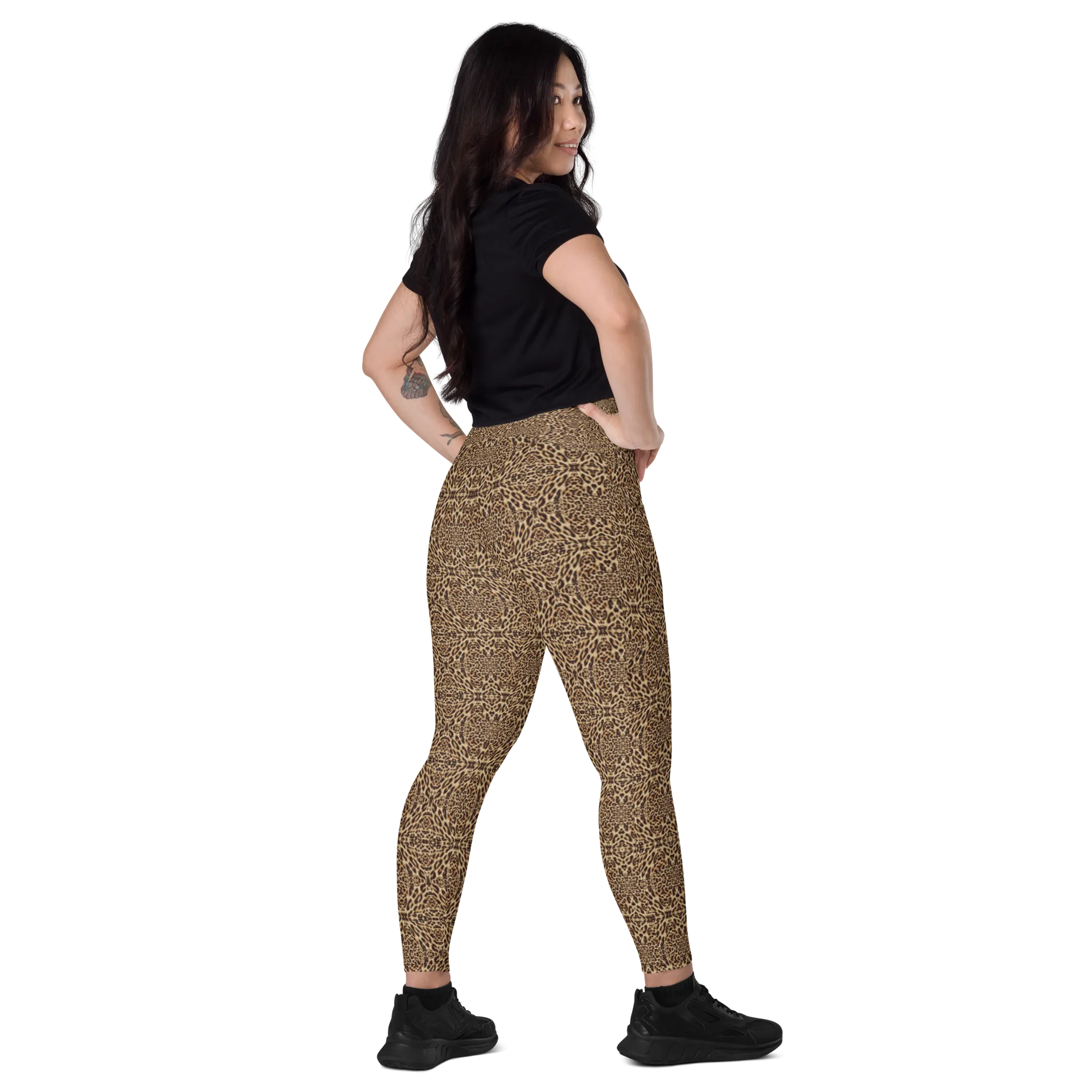 Recursia Contemplative Jaguar I Leggings With Pockets