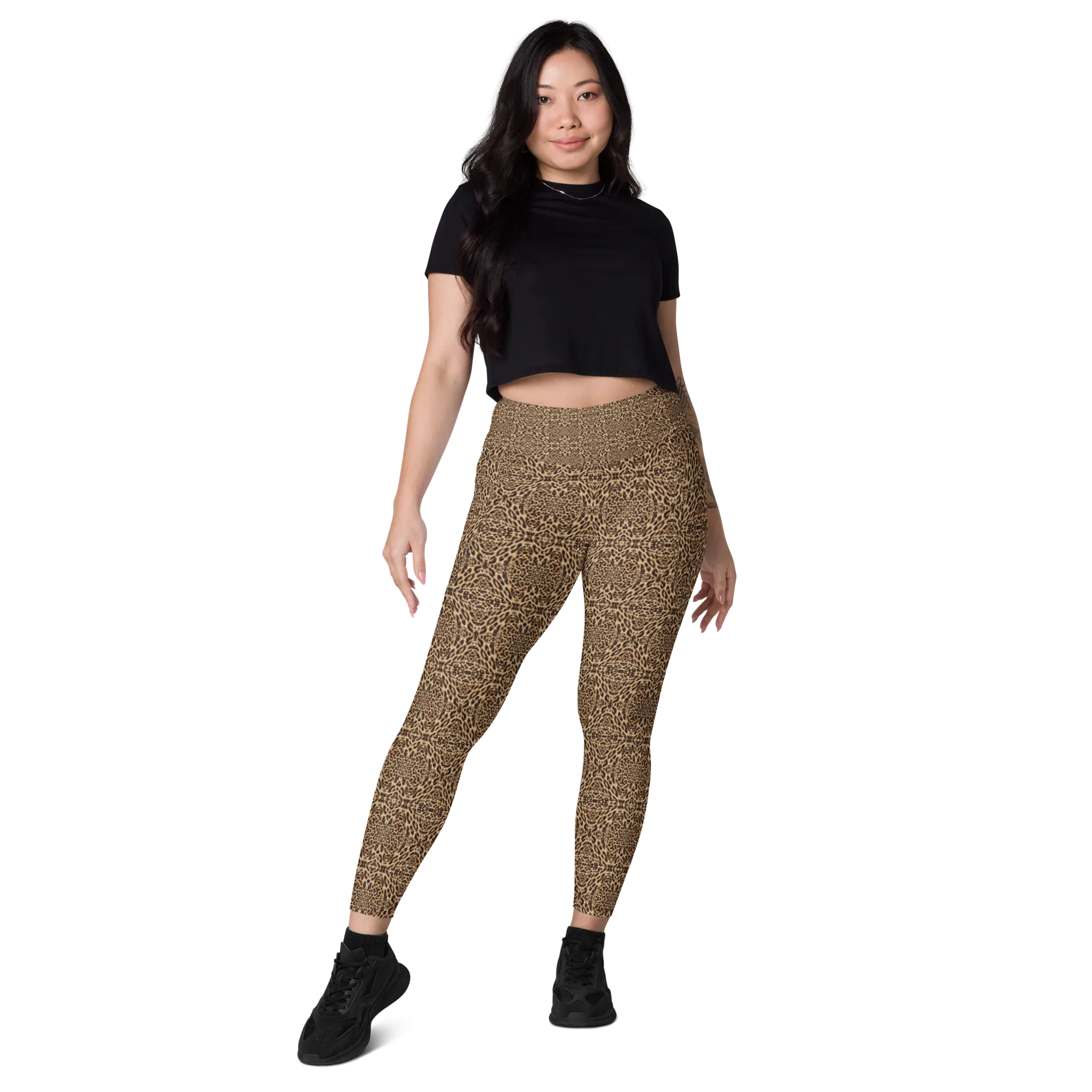Recursia Contemplative Jaguar I Leggings With Pockets
