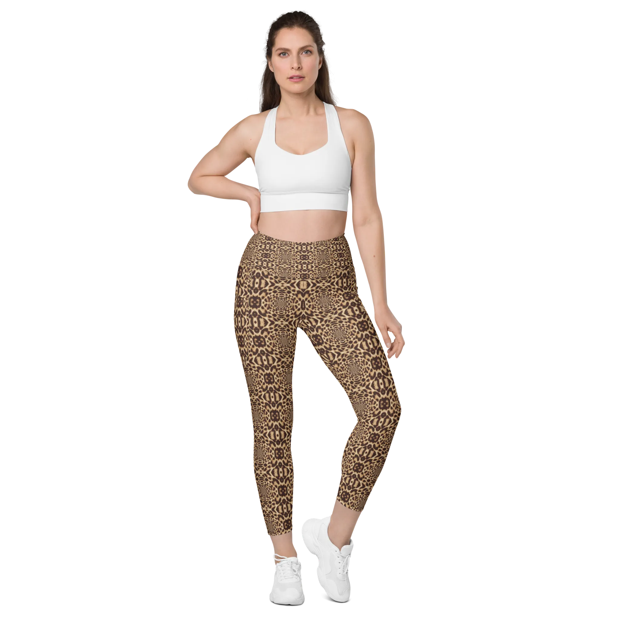 Recursia Contemplative Jaguar II Leggings With Pockets
