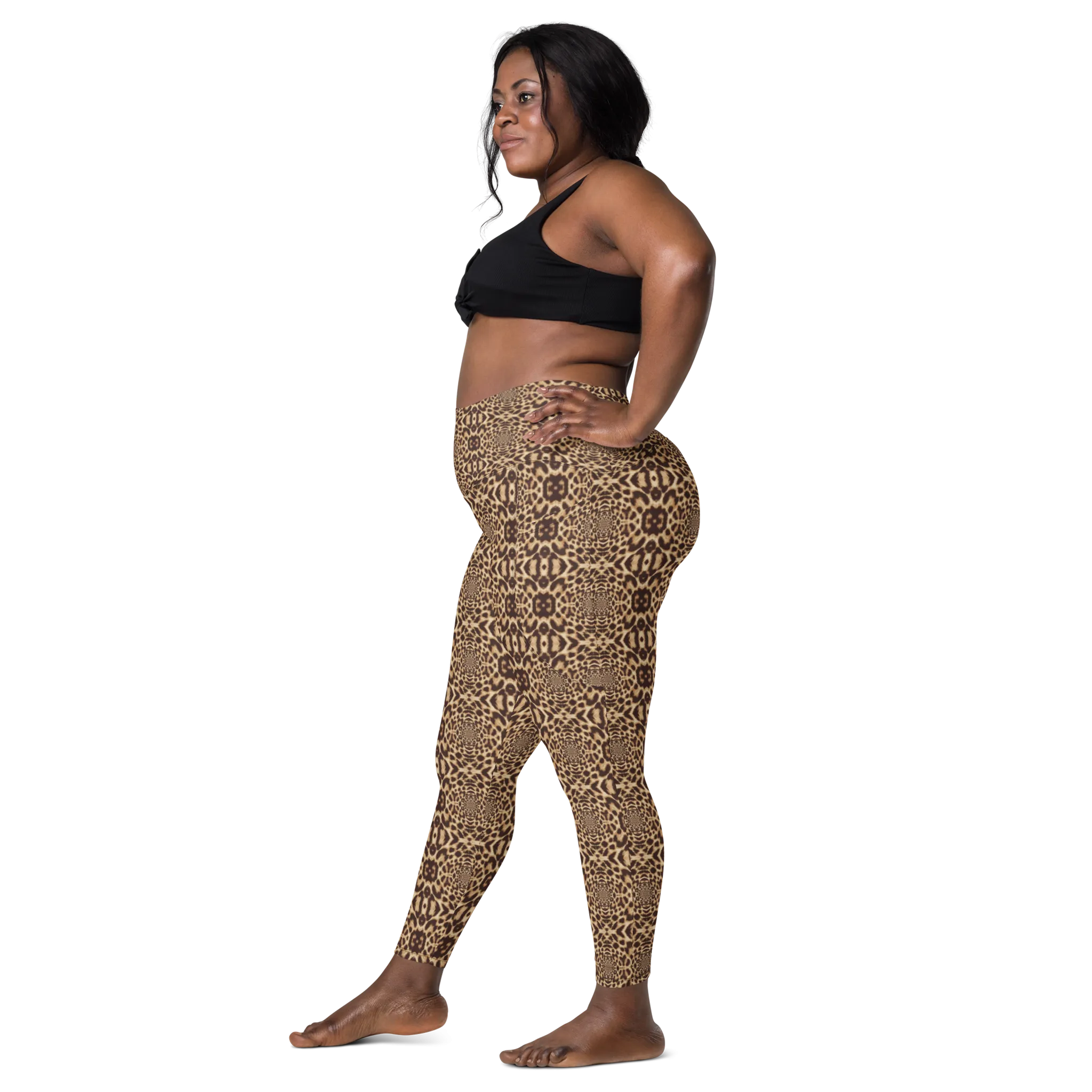 Recursia Contemplative Jaguar II Leggings With Pockets