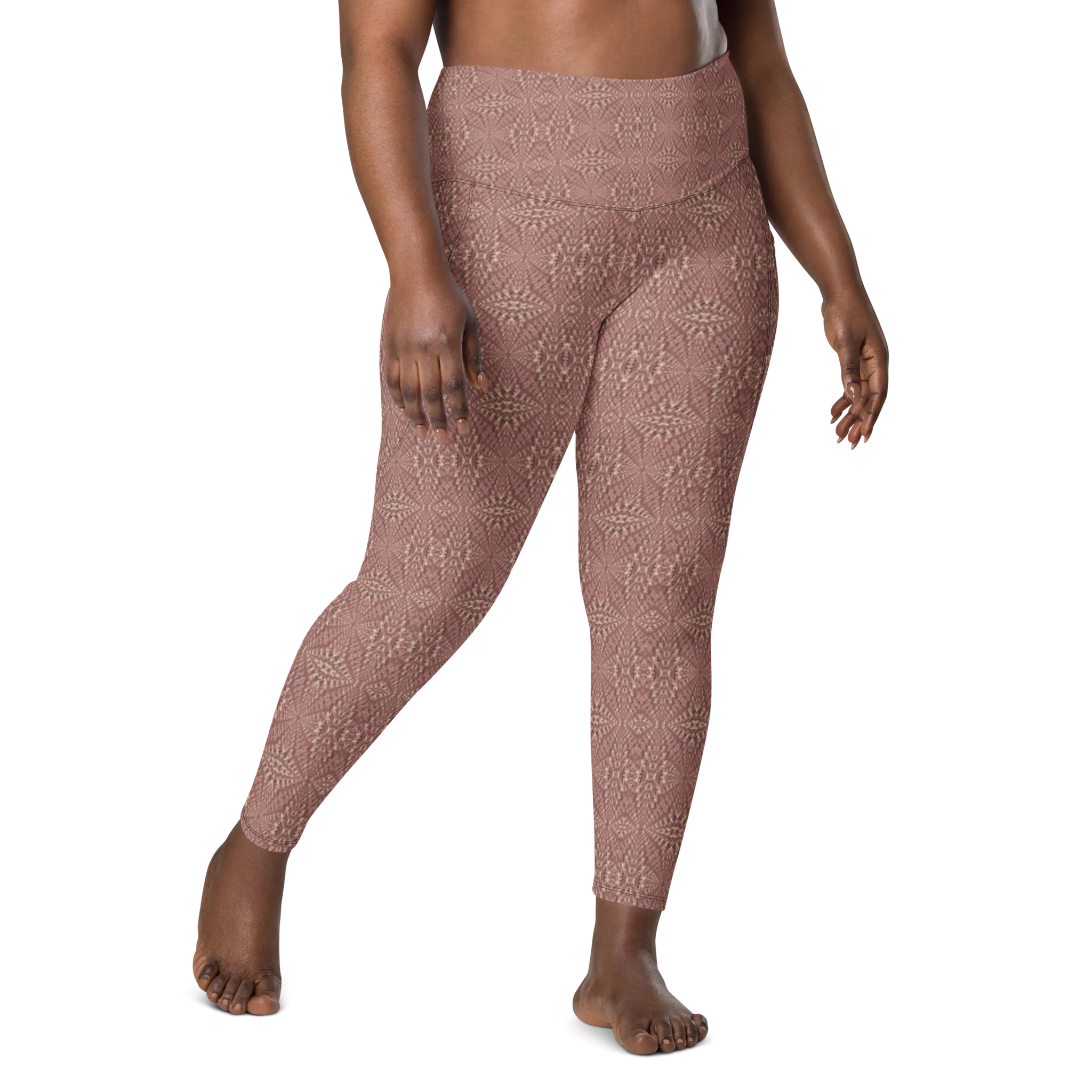 Recursia Fabrique Unknown Leggings With Pockets In Pink