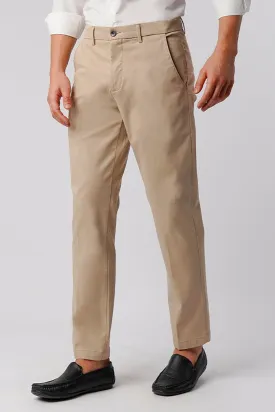 Straight Fit Chinos - Beige