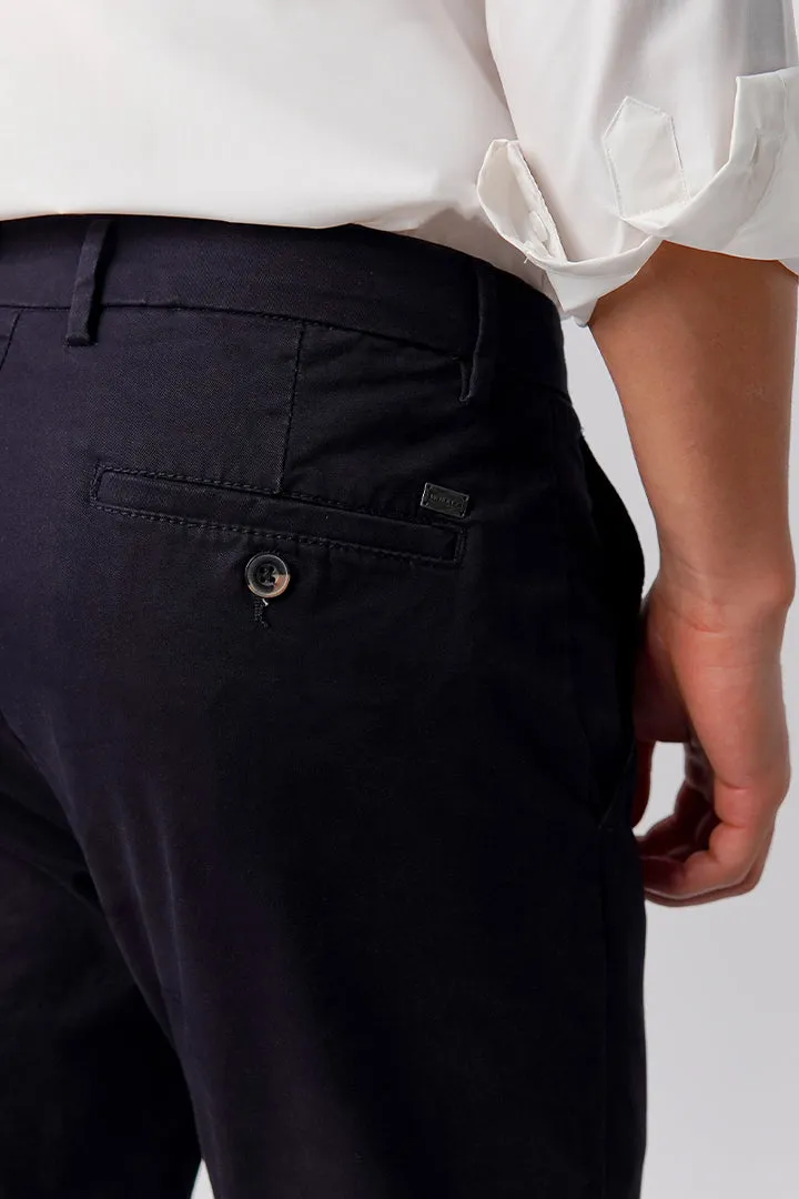 Straight Fit Chinos - Dark Blue
