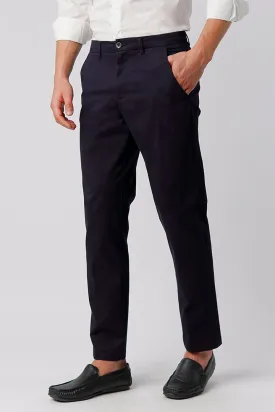 Straight Fit Chinos - Dark Blue