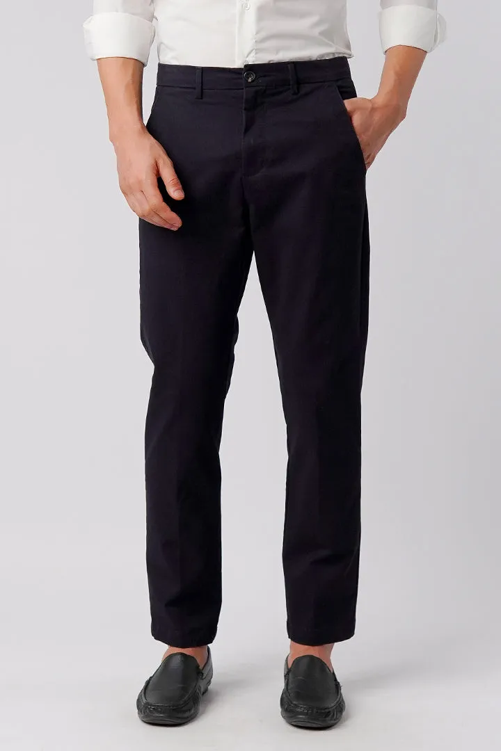 Straight Fit Chinos - Dark Blue
