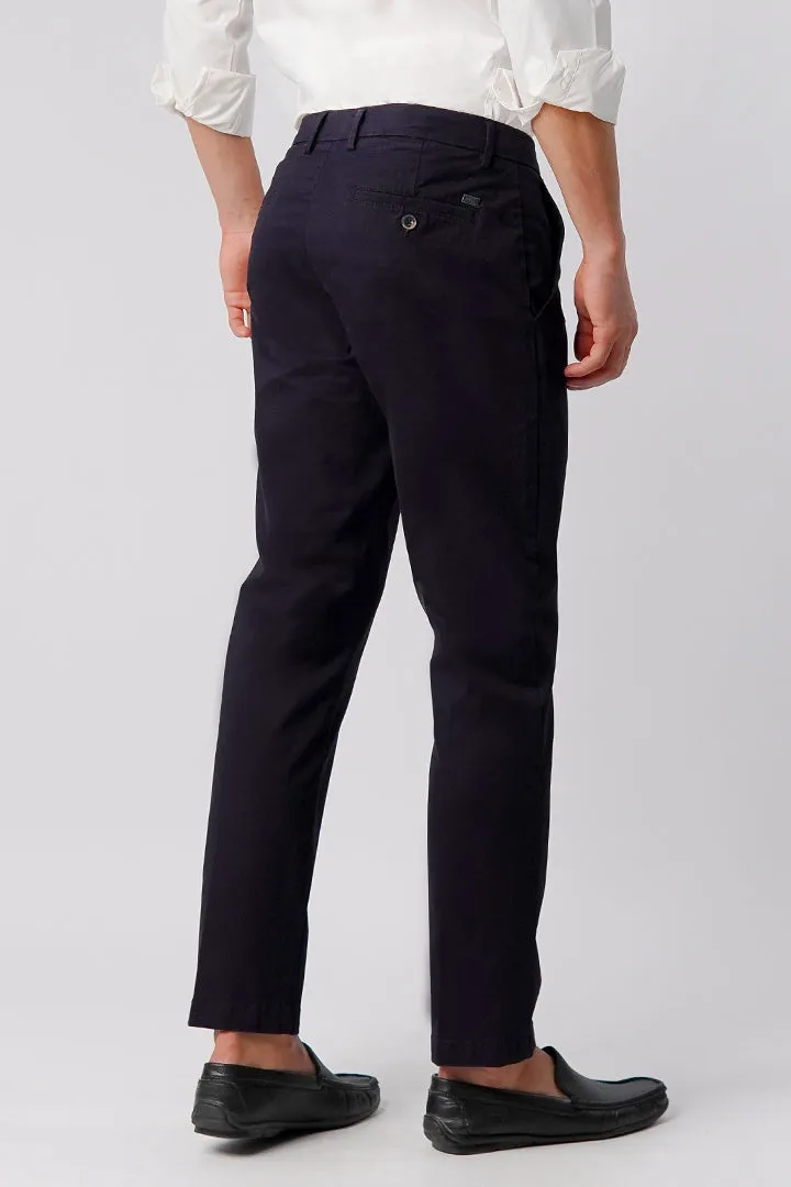 Straight Fit Chinos - Dark Blue