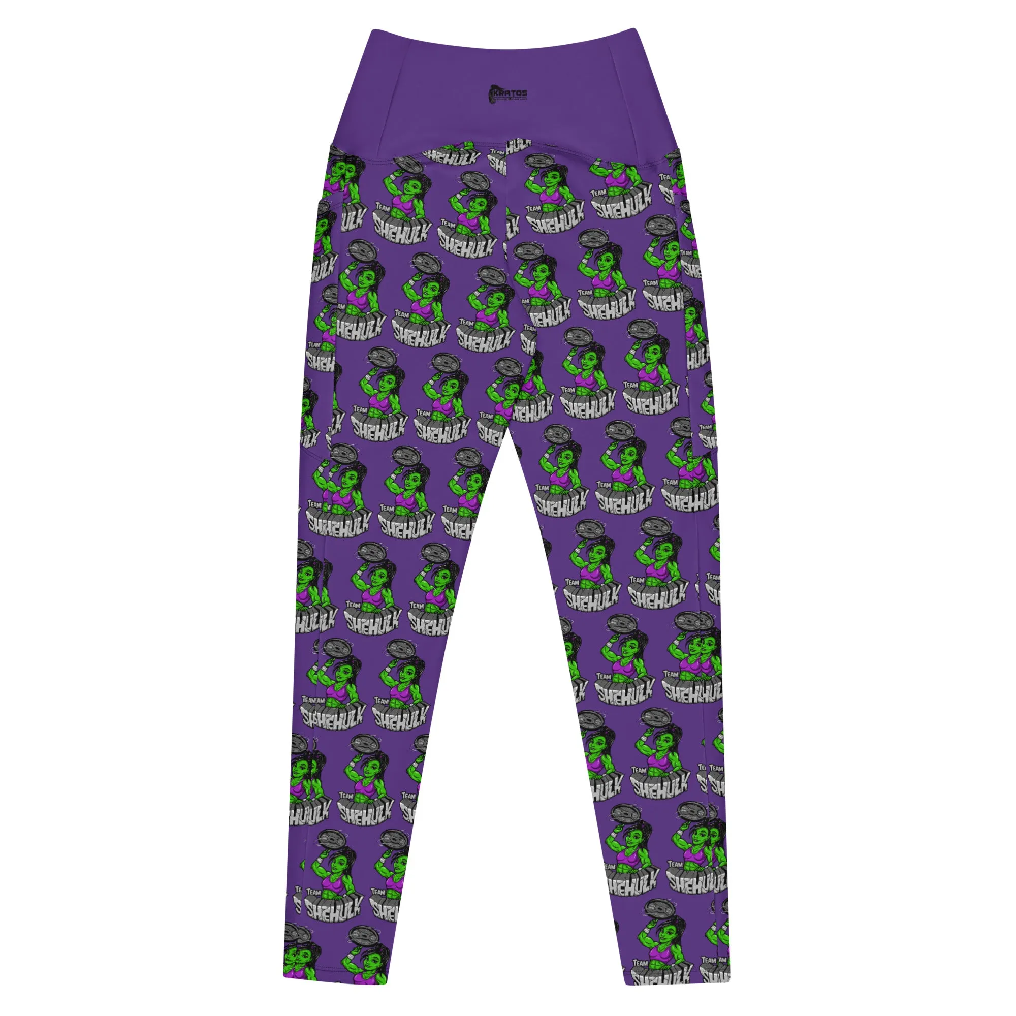 TEAM SHEHULK Leggings with pockets