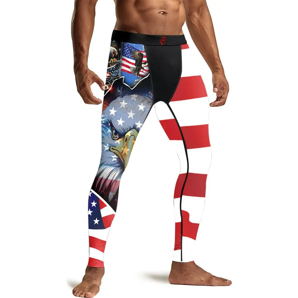 These Colors Don't Run Men's Compression Leggings
