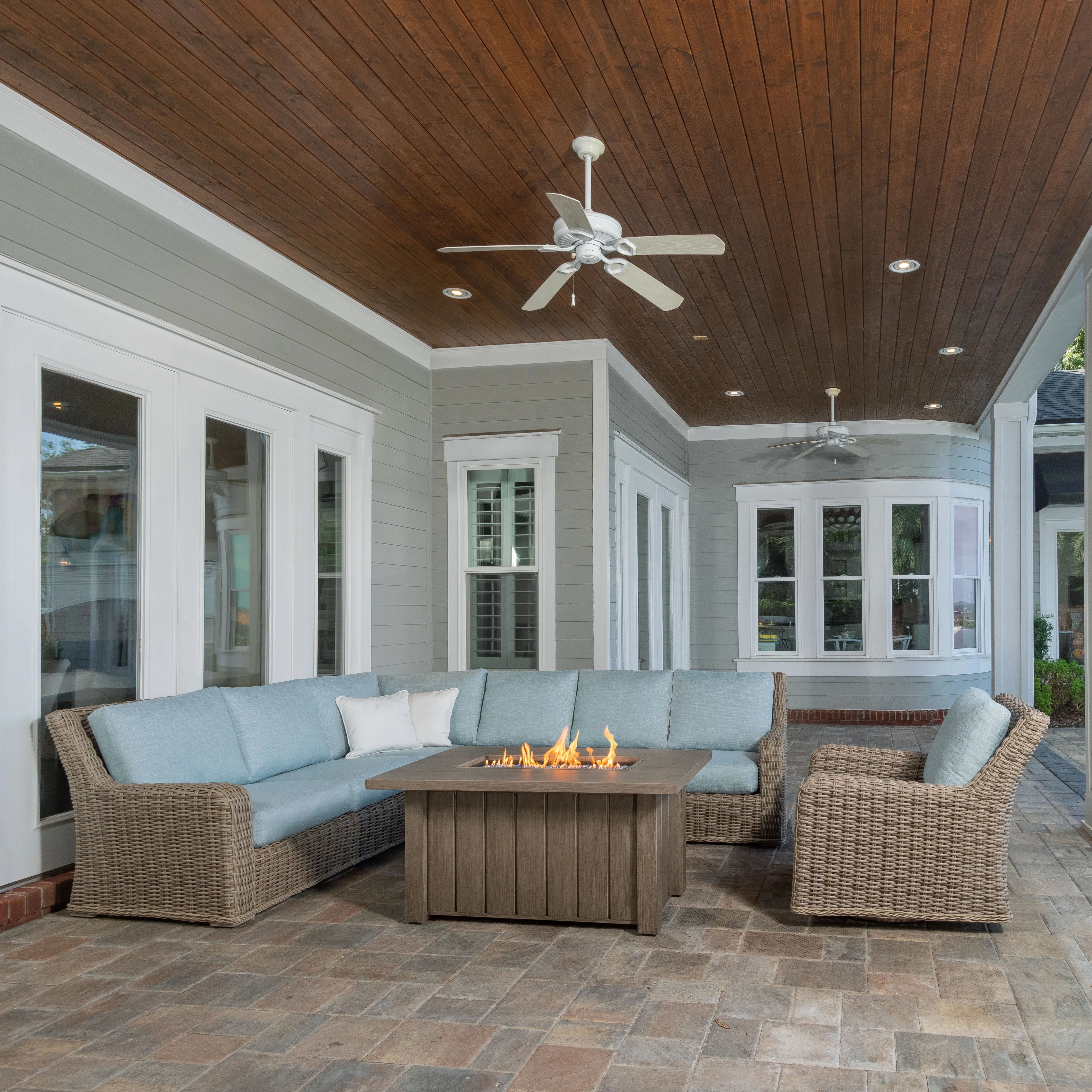 Trevi 50" x 32" Rectangular Fire Table