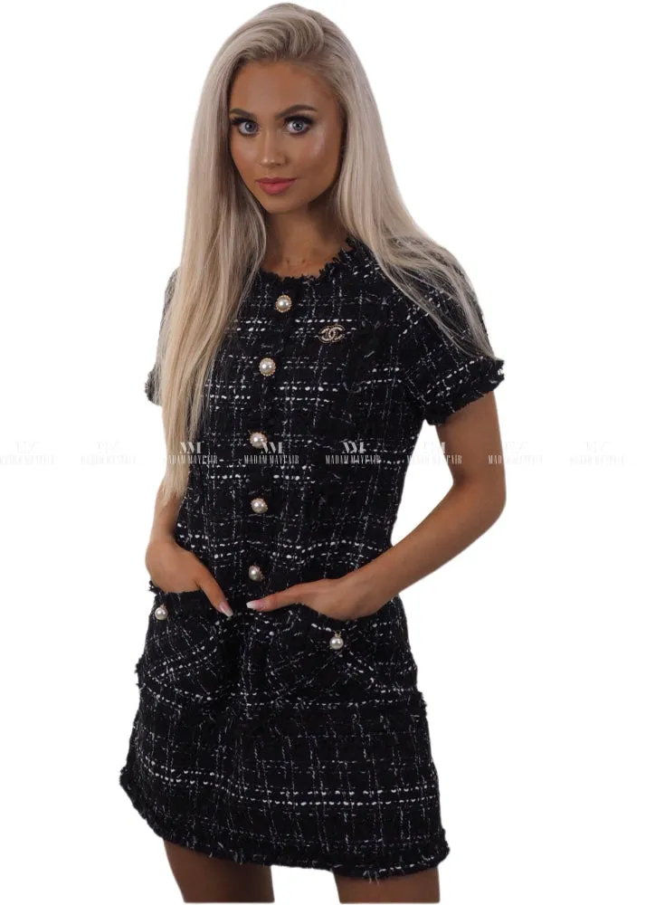 Valentina Tweed Dress