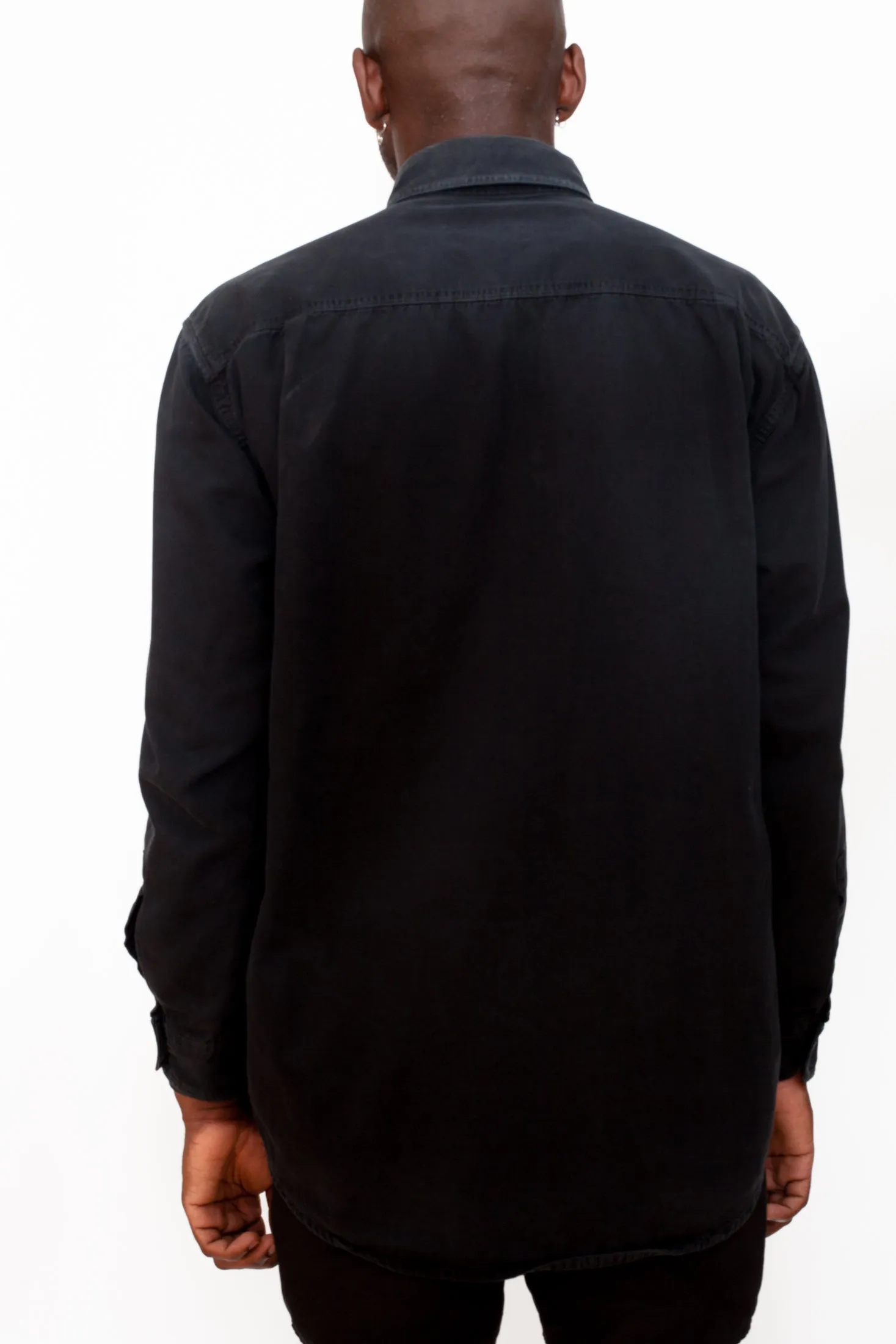 Vintage 90s Levi's Black Denim Shirt