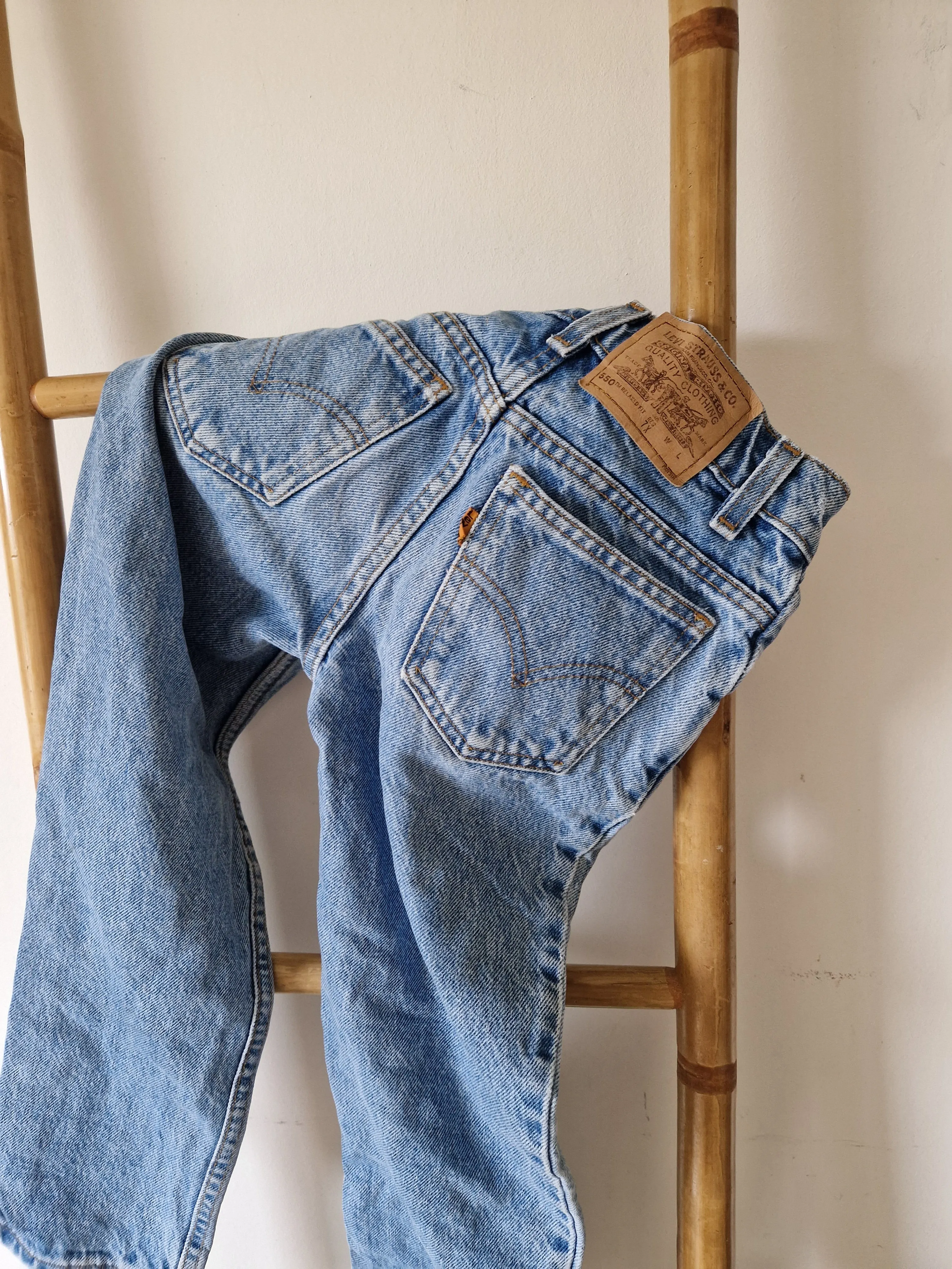 Vintage Levi's orange tab 550 jeans 6-7 år